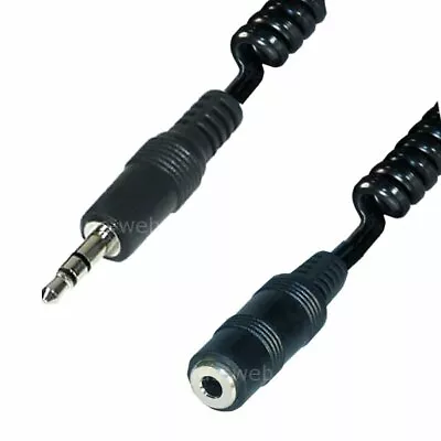 Kaufen Audio Kabel 6,3mm Klinke 5m Verlängerung Spiral Verlängerungskabel • 5.59€