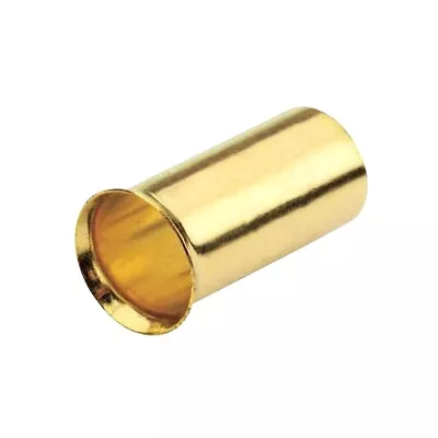 Kaufen Unisolierte 10 Stück 10mm²  Aderendhuelsen Blank Kabelschuhe Vergoldet Gold 24K • 5.99€