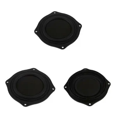 Kaufen 3x 4 Zoll Lautsprecher Vibrationsmembran Passivtieftöner Membranplatte Neu • 28.01€