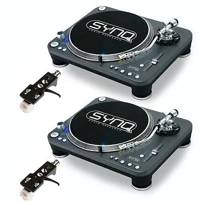 Kaufen 2x SYNQ X-TRM-1 Profi-Turntable + Audio Technica Systems Plattenspieler XTRM 1  • 1,178€