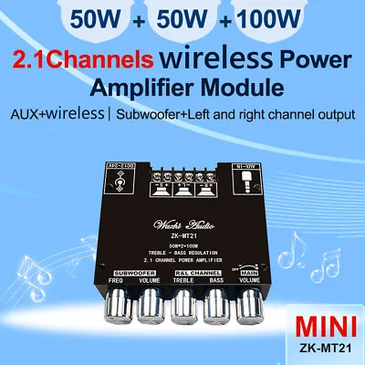 Kaufen ZK-MT21 Subwoofer Digital Power Amplifier Board 2.1 Kanal Stereo Amp Modul • 7.35€