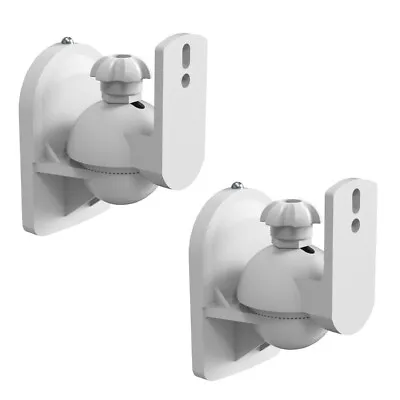 Kaufen 2x Wandhalter Für Lautsprecher Universal Wandhalterung Boxen Wand Halter Weiss • 12.19€