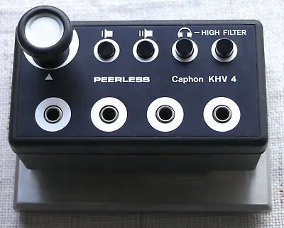 Kaufen Peerless Caphon KHV 4 Output-Center Für 2 Paar Boxen Auf Stabiler Stahlplatte ! • 4.77€