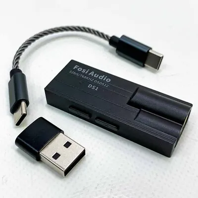 Kaufen Fosi Audio DS1 DSD512 HiFi USB C DAC ES9038Q2M Mini-Audio-Kopfhörer-Verstärker • 74.99€