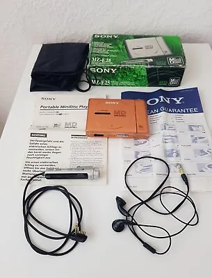 Kaufen SONY  Walkman  Minidisc  MZ-E25 + Sony Kopfhörer Mdr  E-838 + Sony  RM-MZ35 +... • 84.99€