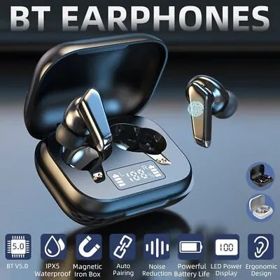 Kaufen Bluetooth 5.0 Kopfhörer In-Ear TWS Ohrhörer Headset Touch Control Mit Ladebox DE • 12.99€