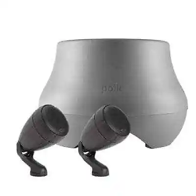 Kaufen Polk Audio Atrium Sub100 Grau + SAT300 Outdoor Garten Lautsprecher Kit • 556.24€
