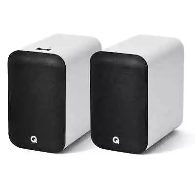 Kaufen Q Acoustics M20 Bluetooth Bücherregal-Lautsprecher, Paar (weiß) • 335.28€