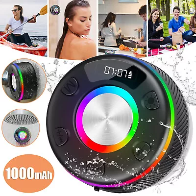 Kaufen Bluetooth 5,3 Dusche Lautsprecher Mini Wasserdicht Musikbox Wireless Subwoofer • 24.97€