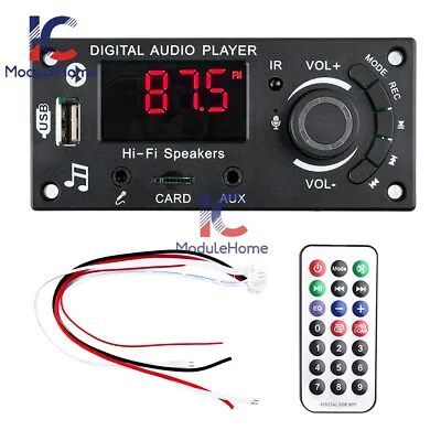 Kaufen DC5-25V MP3 Decoder Board 2*50W Bluetooth Car Audio Player USB TF FM FM Radio • 10.70€