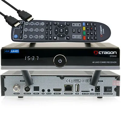 Kaufen OCTAGON SF8008 4K UHD HDR Sat/ Sat Twin/ Combo Tuner PVR Festplattenreceiver • 204.90€