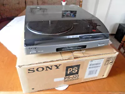 Kaufen Sony Plattenspieler PS J20 In Originalverpackung Voll Funktionsfähig • 10€