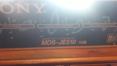 Kaufen Sony Minidisc Deck MDS-JE510 Neu Und Ovp • 350€