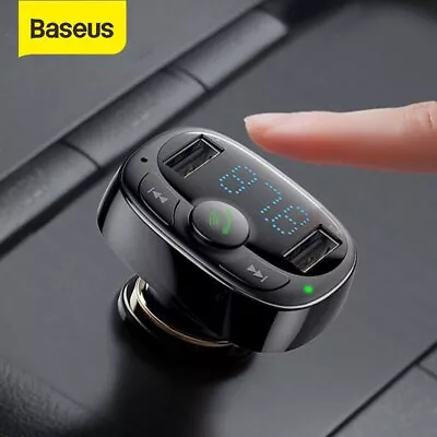 Kaufen Baseus Bluetooth 4.2 FM Transmitter Auto MP3 Player USB SD AUX Freisprechanlage • 12.99€