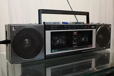 Kaufen Aiwa Cs-w330 Z Hifi Stereo Radio Doppel Cassette Recorder Ghettoblaster Boombox • 150€
