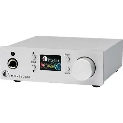 Kaufen PRO-JECT Pre Box S2 Digital Micro Preamp Silber Mit MQA + DSD512 + Roon Support • 329€