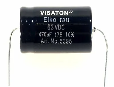 Kaufen Visaton TONFREQUENZ-ELKO RAUH 470 µF/63VDC • 8.23€