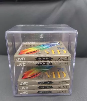Kaufen 5x JVC - Crystal Gold MD 74 / Minidisc / OVP Sealed NEU Inklusive Display Box • 49€