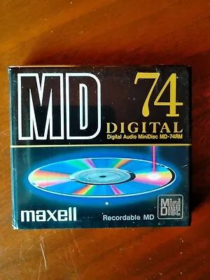 Kaufen Maxell  Minidisc MD-74RM -Digital Audio MD - Originalverpackt • 7.50€