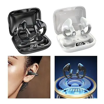 Kaufen Clip On Ohrhörer HiFi Surround Bass Sound Tasten Funktionieren Für Reise Training • 23.68€
