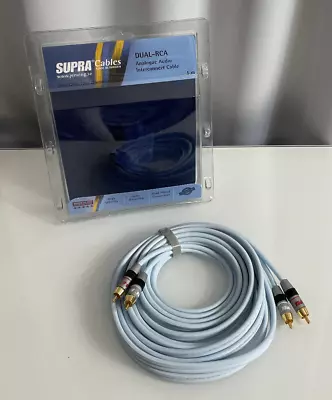 Kaufen Supra Cables Dual 2 RCA - 2 RCA Mit RCA 6 Stecker 5,0 Meter • 99€