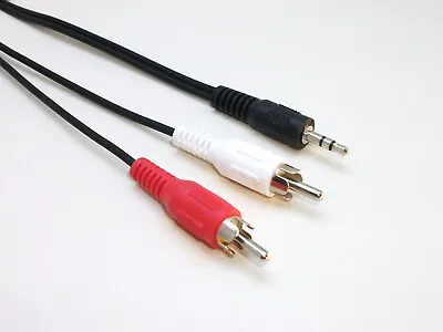 Kaufen Aux-Cinch Kabel, Audio Kabel. 3,5 Mm Stereo Kopfhörer Auf 2x Cinch Stecker Kabel • 3.50€