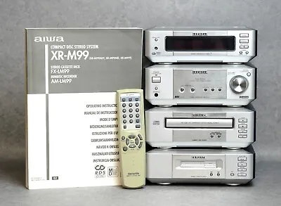 Kaufen AIWA XR-M99 Stereo System Radio CD Kassette LM99 Anlage Kompaktanlage Vintage # • 110€