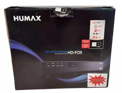 Kaufen Humax HD Fox Sat Receiver Schwarz | Free TV | HDMI | SCART | HD+ | PVR • 20€