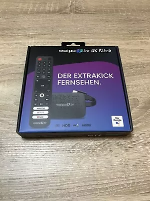 Kaufen Waipu.tv 4K Stick HDMI Inkl. Fernbedienung - NEU - In Versiegelter OVP • 49.99€