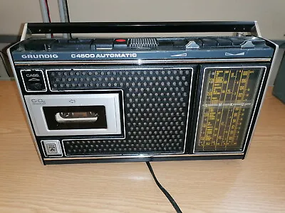 Kaufen Grundig C 4500 Automatic Radiorekorder Kofferradio Kassettenrekorder • 40€