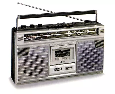 Kaufen SHARP GF-6060H Stereo Radio Recorder Ghettoblaster Kassette 1981 • 69€