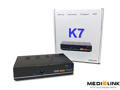 Kaufen K7 Medialink HD Combo H.265 1xDVB-S2/C/T2 Tuner Full HD Hybrid Receiver WebTV • 69.90€