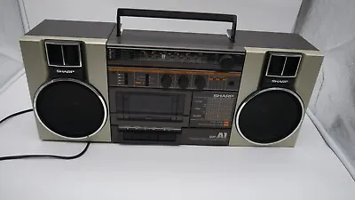 Kaufen Sharp GF-A1 Radio Cassette Ghetto Blaster Classic Vintage 1980s • 74.79€