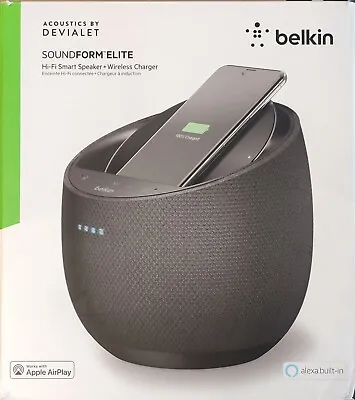 Kaufen Belkin Elite Hi-Fi Smart Speaker Bluetooth-Lautsprecher Mit Amazon Alexa Schwarz • 119.95€