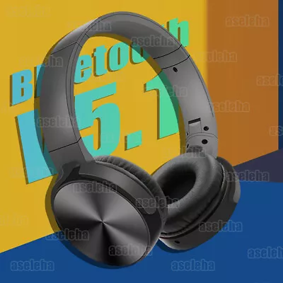 Kaufen Wireless Kopfhörer Bluetooth 5,1 Headset Stereo Over Ear Faltbar Mit Mikrofon • 12.90€