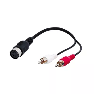 Kaufen Audio-Adapter-Kabel 2x Cinch-Stecker Auf DIN5-Buchse 0,2m • 1.94€