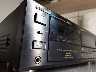 Kaufen Pioneer CT-449 Stereo Cassette Tape Deck Kassettendeck Kassetten Player Rekorder • 53€