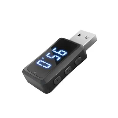 Kaufen Kfz-Bluetooth 5.3 Fm02 USB-Sender Audio-Empfänger-Adapter Mit LED-Bildschirm • 5.44€