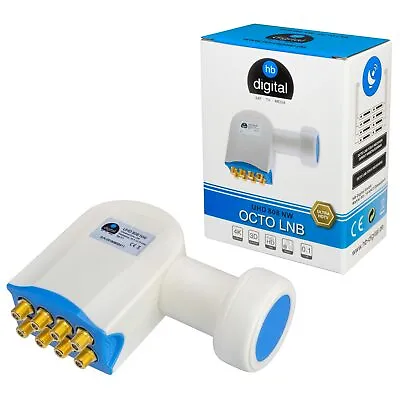 Kaufen DIGITAL Octo Switch LNB LNC 0,1dB 8 Fach Teilnehmer Receiver Ultra UHD 4K 5K 8K • 25.90€