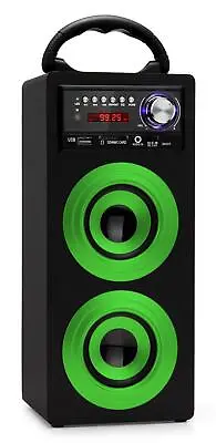 Kaufen Mobil Bluetooth Lautsprecher USB SD AUX MP3 Player Radio Box Sound System Grün • 23.99€