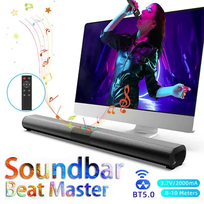 Kaufen Soundbar Wireless Lautsprechersystem Subwoofer Bluetooth Surround TV Heimkino DE • 37.23€