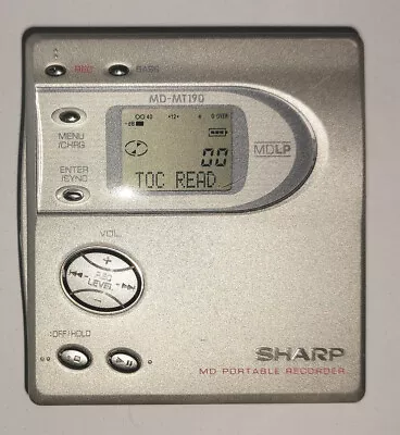 Kaufen Sharp MD-MT190H(S) Portable Mini Disc Recorder • 31.90€