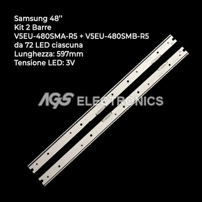 Kaufen Kit 2 Streifen Led-tv-leisten Samsung N96-34772a, Bn96-34773a, Ue48js8000txxu • 75.90€
