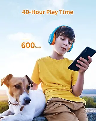 Kaufen Kinder Kopfhörer Bluetooth 5.0 Mikro 40 Stunden PlayTime Wireless Faltbar IPhone IPad  • 20.82€