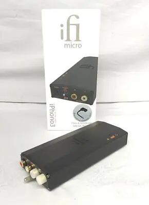 Kaufen Ifi - Mikro IPhono3 Schwarz Label MM / Mc Phono Equalizer Gebrauchte Guter • 1,334.67€