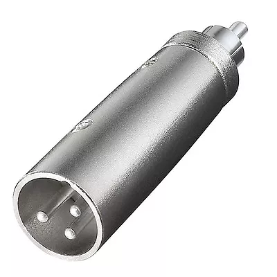 Kaufen XLR / Cannon Adapter : XLR Stecker 3pol. (male, Männlich) Auf Cinch Stecker • 2.70€