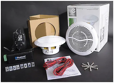 Kaufen E-Audio Bluetooth Ceiling Speaker Kit Badezimmer Küche Soundsystem Inkl. Kabel • 52.24€