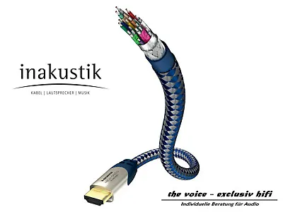 Kaufen Inakustik Premium II HDMI Kabel Mit Ethernet 2160p 8K 2.0b HDCP 2.2 Alle Längen • 34.49€