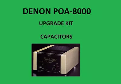 Kaufen Stereo-Verstärker DENON POA-8000 Reparatursatz - Alle Kondensatoren • 64.80€