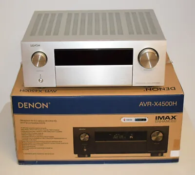Kaufen Denon AVR-X4500H 9.2 A/V-Receiver Dolby Atmos HEOS Silbergold OVP • 849€